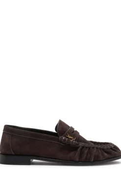 Le Loafer logo suede loafers