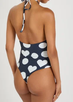 Le Maillot Bastide polka dot swimsuit