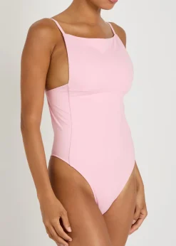 Le Maillot Sole open-back swimsuit