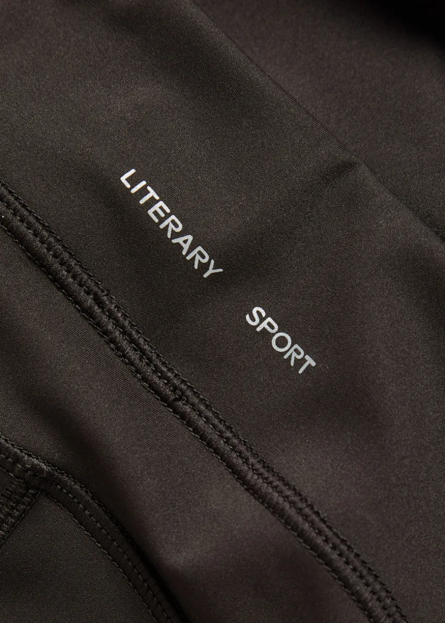 Lena stretch-jersey capri leggings