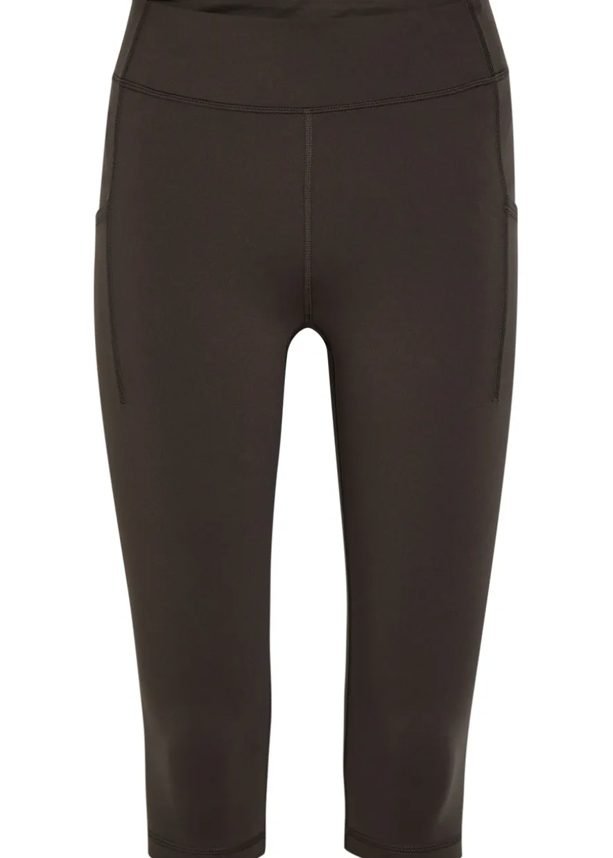 Lena stretch-jersey capri leggings