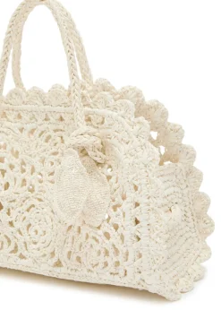 Le Petite Turismo raffia top handle bag