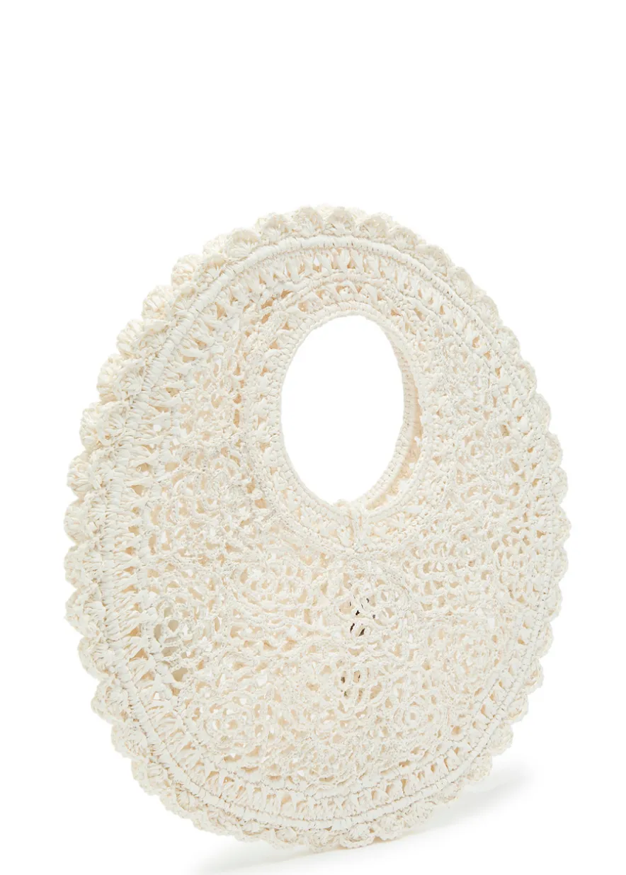 Le Petit Rond Spiaggia raffia basket bag