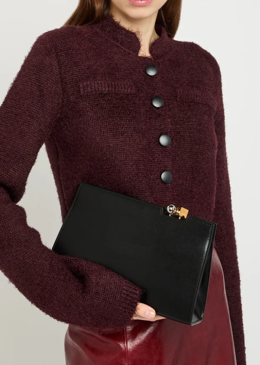 Le Salon leather shoulder bag