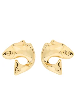 Les Boucles Poisson fish drop earrings