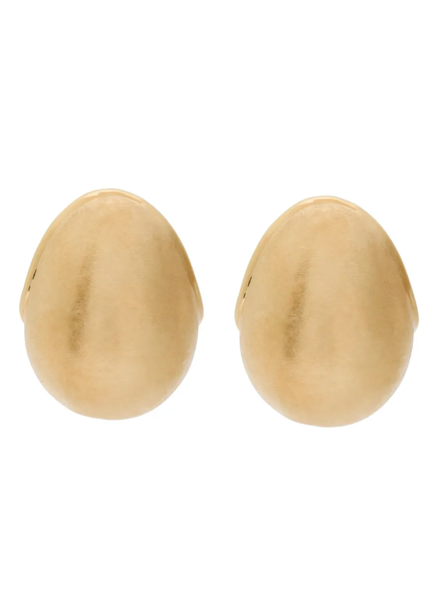 Les Bouclés Raisin brushed drop earrings