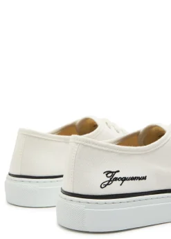 Les Fefe logo-embroidered canvas sneakers