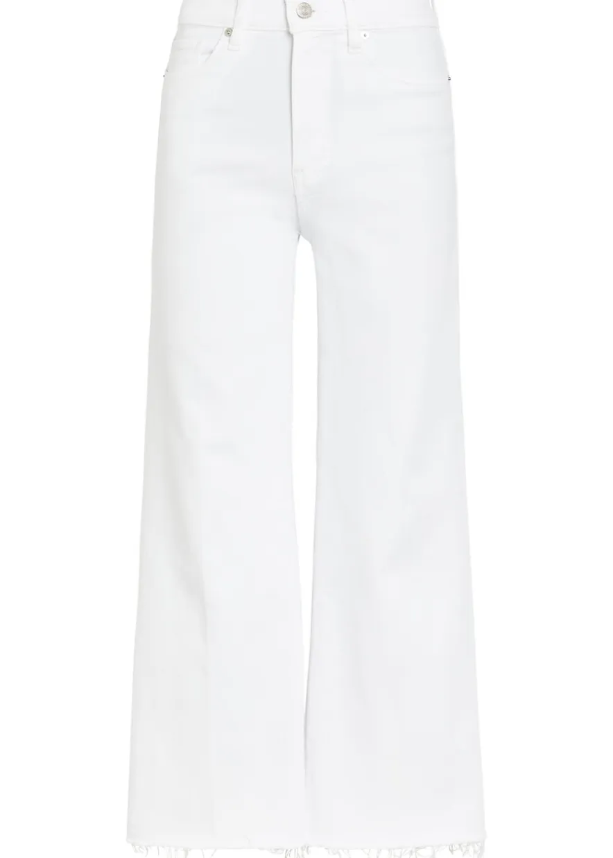 Le Slim Palazzo cropped wide-leg jeans