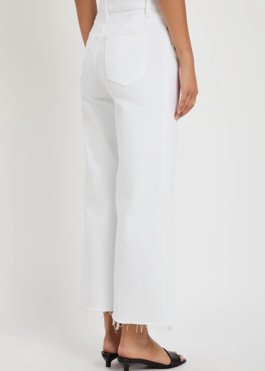 Le Slim Palazzo cropped wide-leg jeans