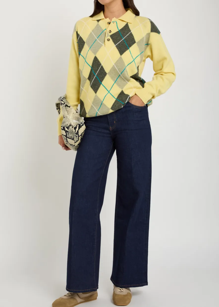 Le Slim Palazzo wide-leg jeans