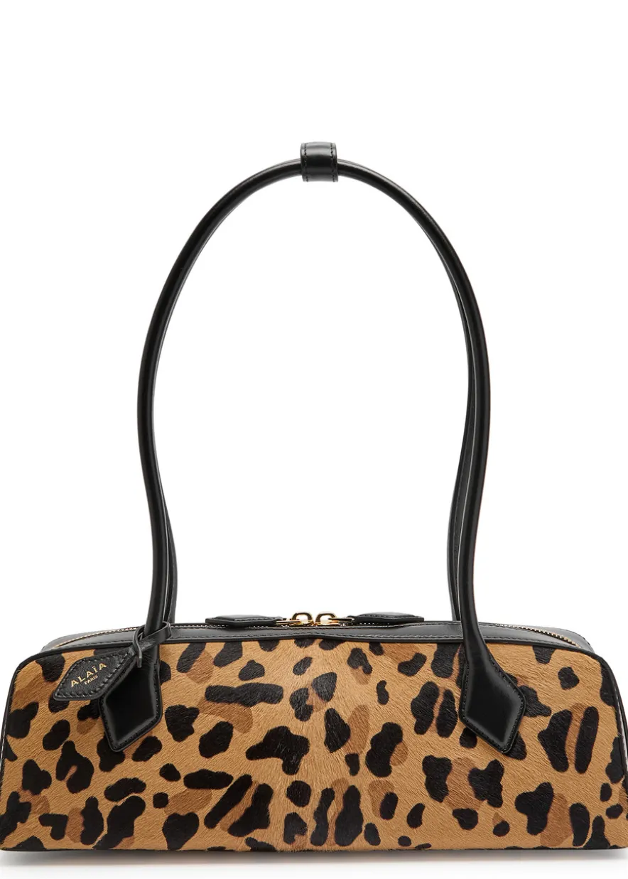 Le Teckel medium leather shoulder bag