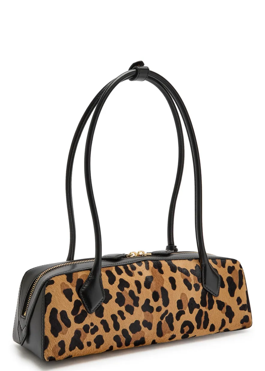 Le Teckel medium leather shoulder bag