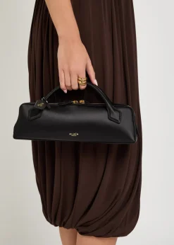 Le Teckel satin clutch