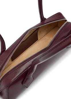 Le Teckel small grained leather shoulder bag