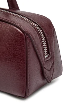 Le Teckel small grained leather shoulder bag