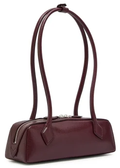 Le Teckel small grained leather shoulder bag