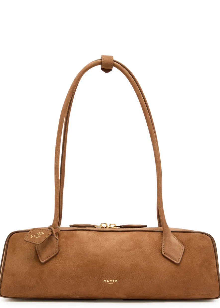 Le Teckle medium grained nubuck shoulder bag