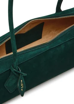 Le Teckle medium grained nubuck shoulder bag
