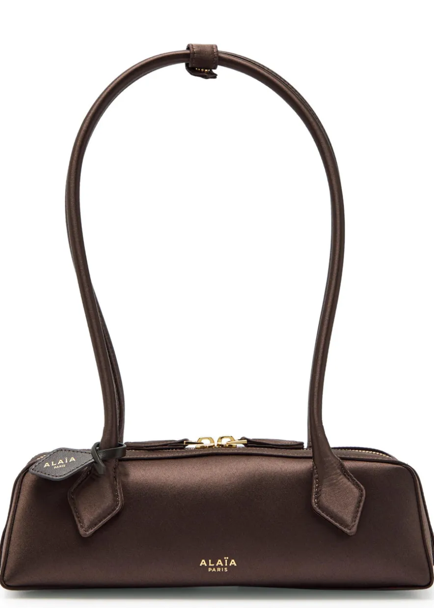 Le Teckle small satin shoulder bag