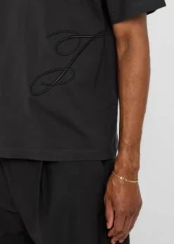 Le T-Shirt embroidered cotton T-shirt