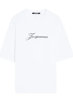 Le T-shirt logo-print cotton-blend T-shirt