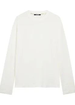 Le Tshirt Rond Carre logo-embroidered woven T-shirt