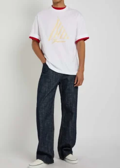 Le Tshirt Voiler embroidered cotton T-shirt