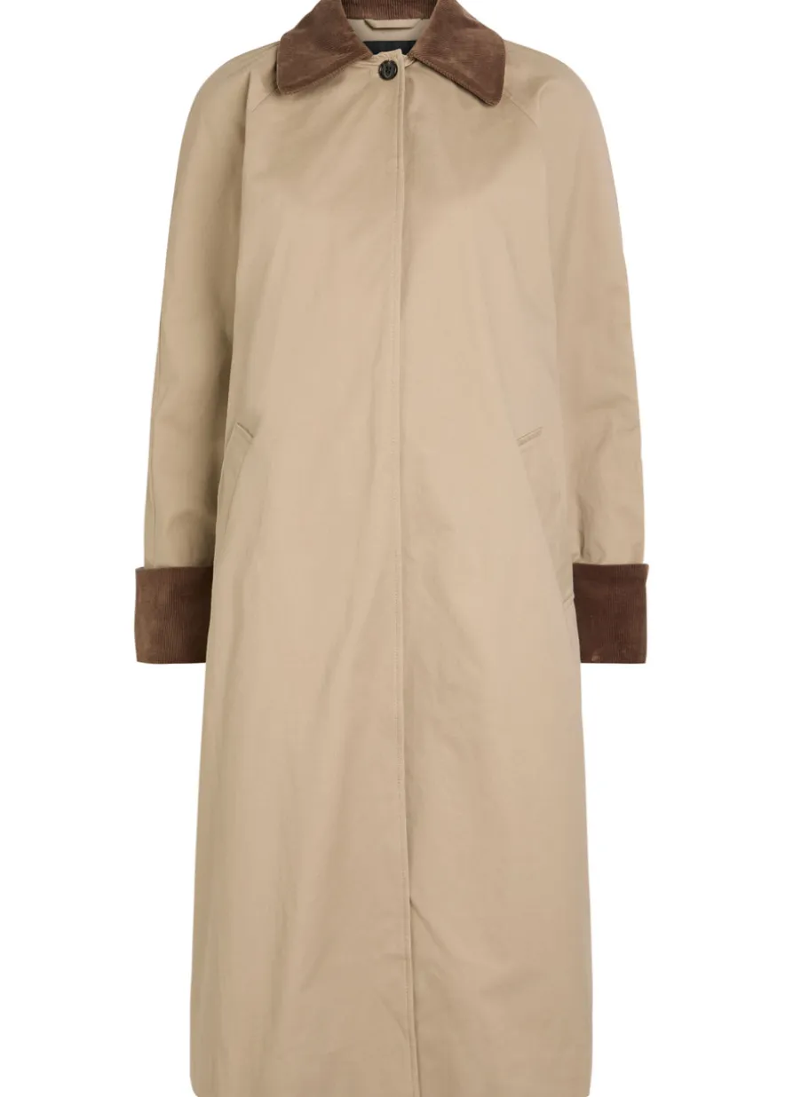Levy stretch-cotton poplin coat