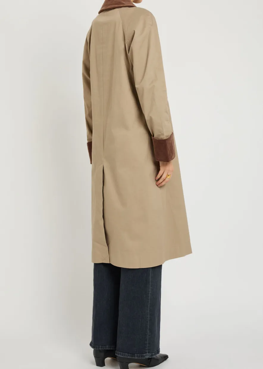 Levy stretch-cotton poplin coat