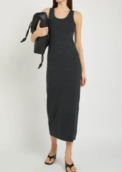 Lexie cotton and cashmere-blend midi dress