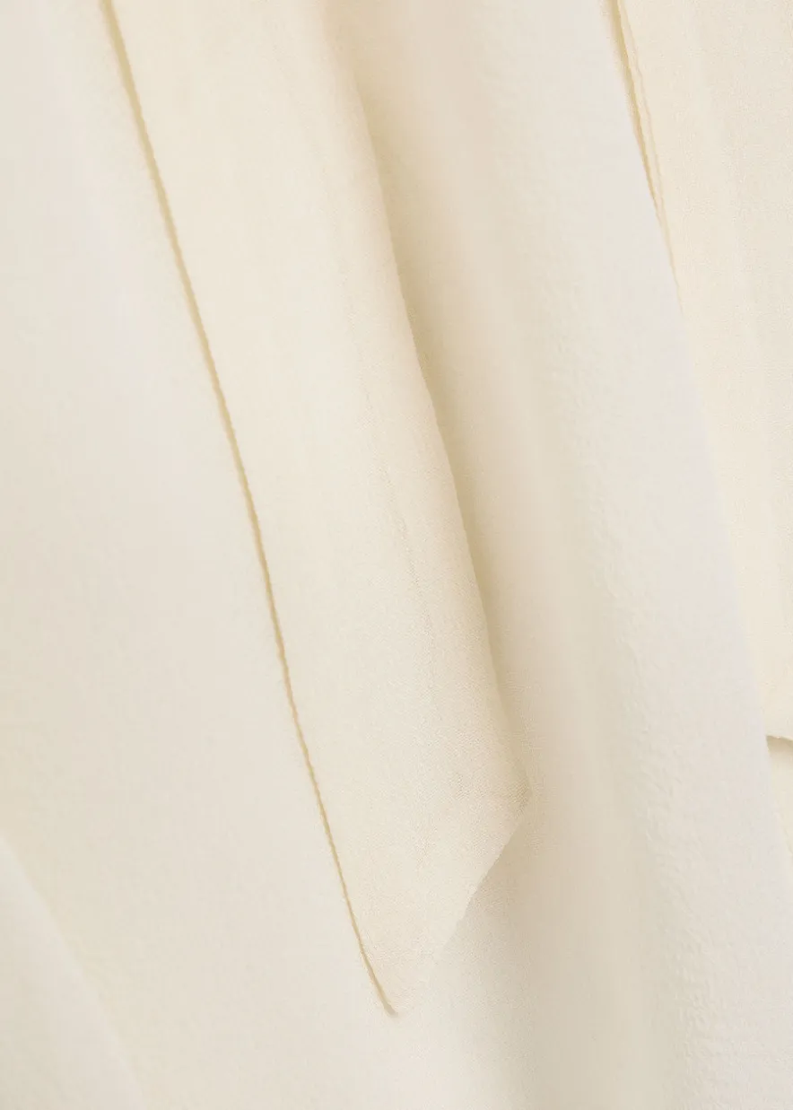 Leya ruffled silk-georgette blouse