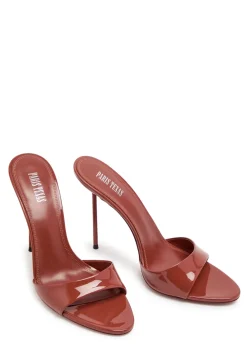Lidia 105 patent leather mules
