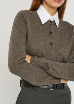 Lila wool cardigan