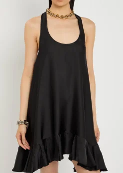 Lilith silk-blend mini dress