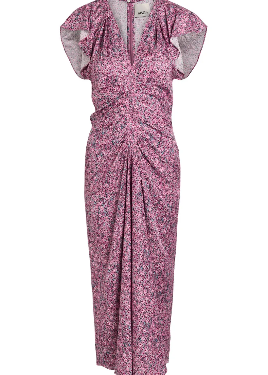 Lindsay floral-print woven midi dress