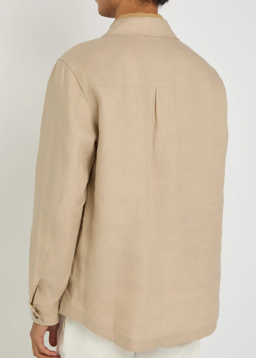 Linen overshirt