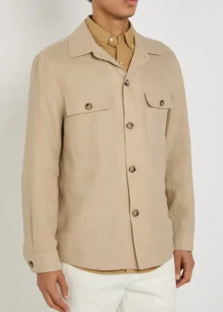 Linen overshirt