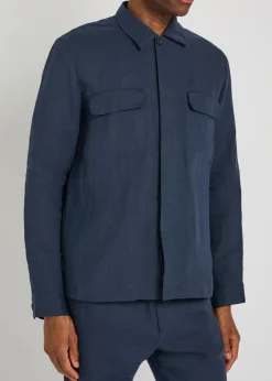 Linen overshirt