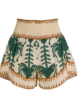 Linka printed cotton shorts