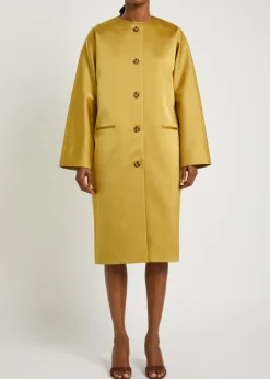 Liz satin coat