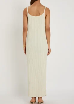 Lizzie ribbed-knit maxi dress