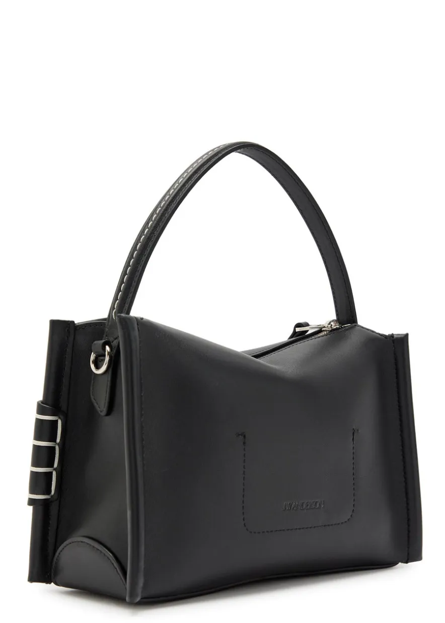 Loafer small leather top handle bag