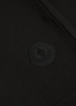 Logo-appliquéd cotton-blend shorts