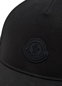 Logo-appliquéd cotton cap