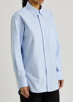 Logo-appliquéd cotton shirt