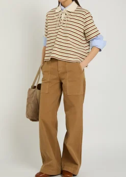 Logo-appliquéd cotton shirt