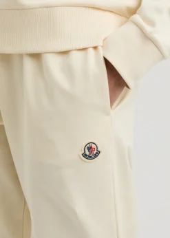 Logo-appliquéd cotton sweatpants