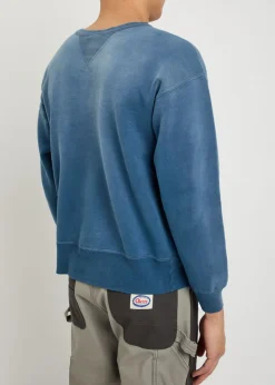 Logo-appliquéd cotton sweatshirt