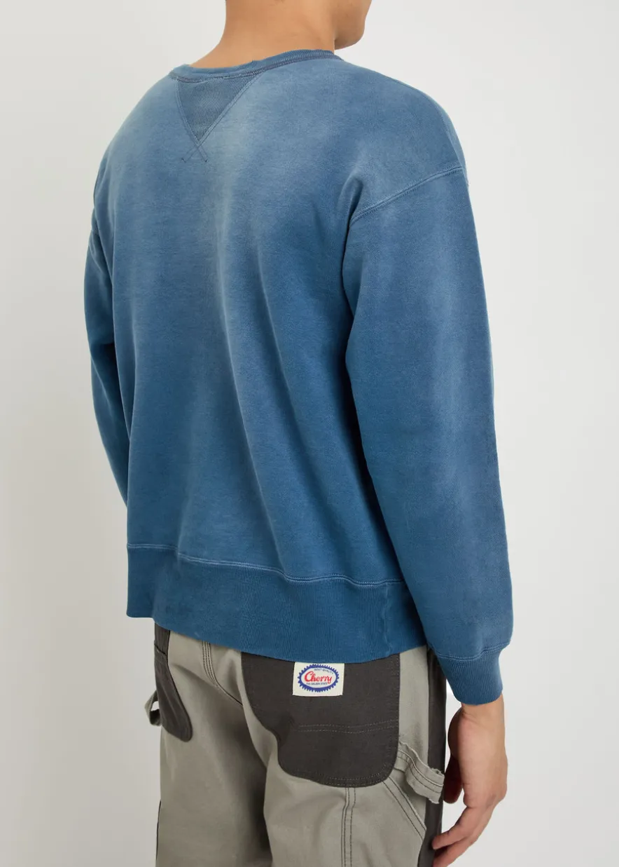 Logo-appliquéd cotton sweatshirt