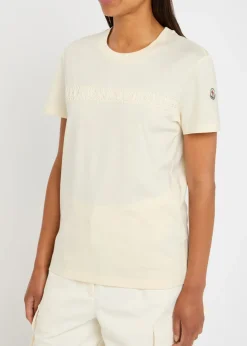 Logo-appliquéd cotton T-shirt